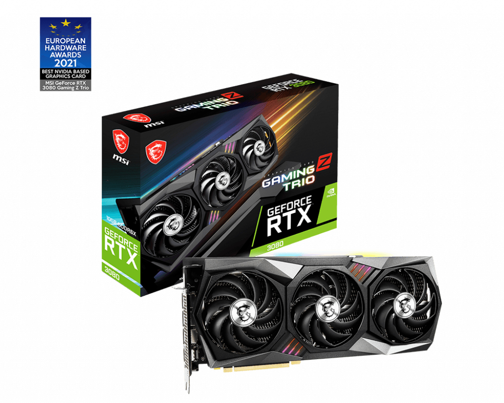 MSI GeForce RTX 3080 GAMING Z TRIO 10G LHR
