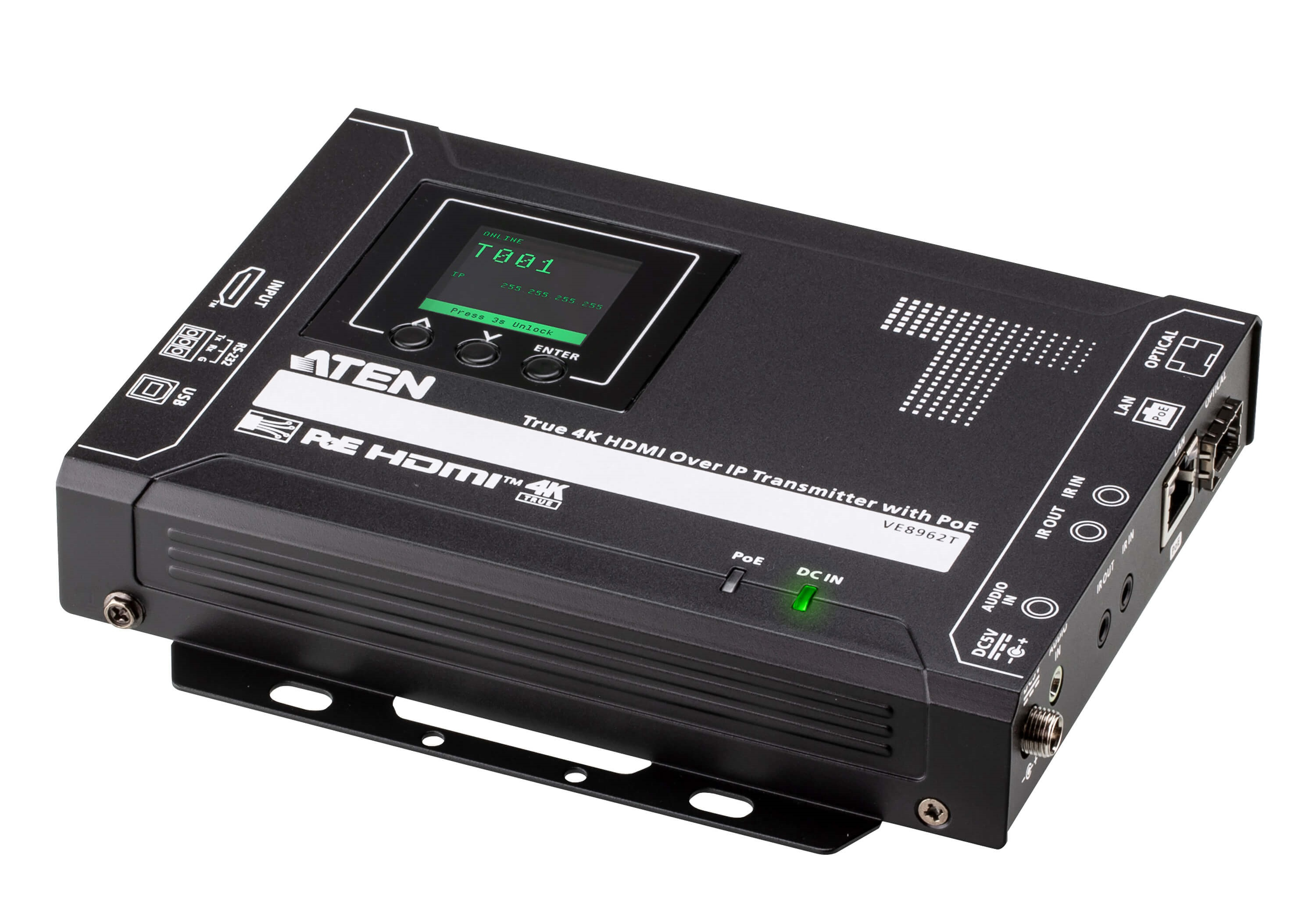 ATEN True 4K HDMI over IP Transmitter with PoE