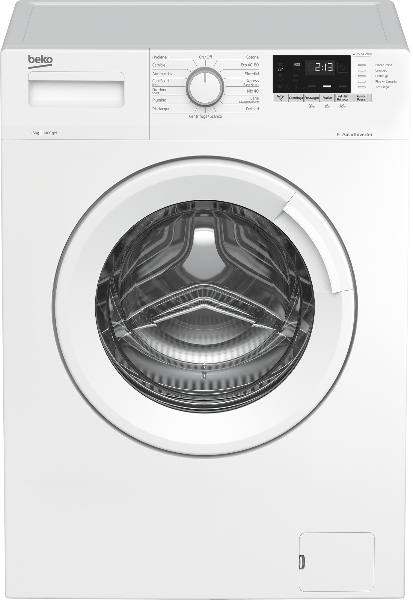 Beko WTXS61432WI/IT — vue 1 sur 3