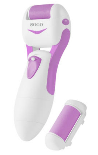 LPE-SS-3436-PU electric foot smoother White, Purple