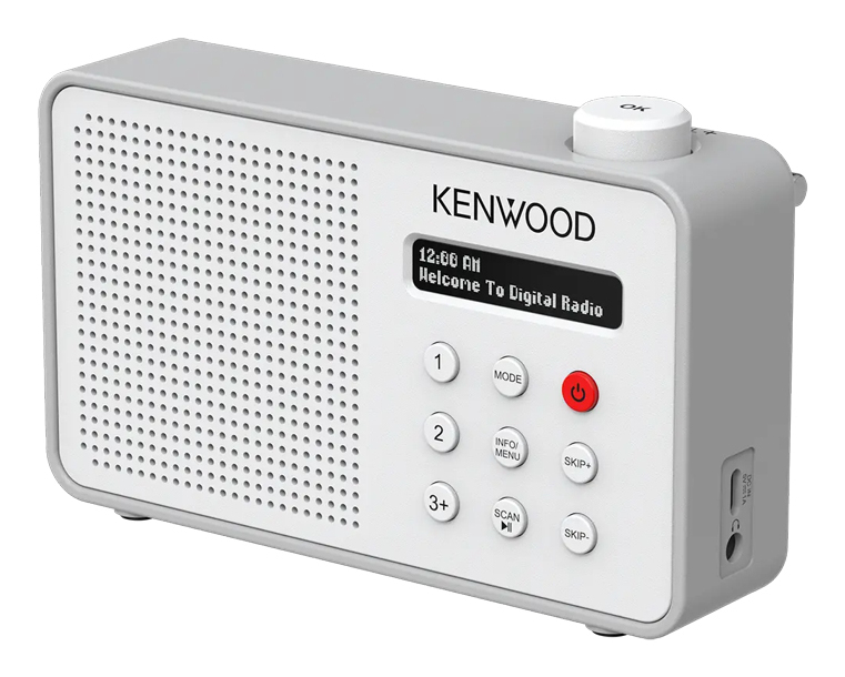 Kenwood CR-M25DAB-W radio Portable Digital White – image 2