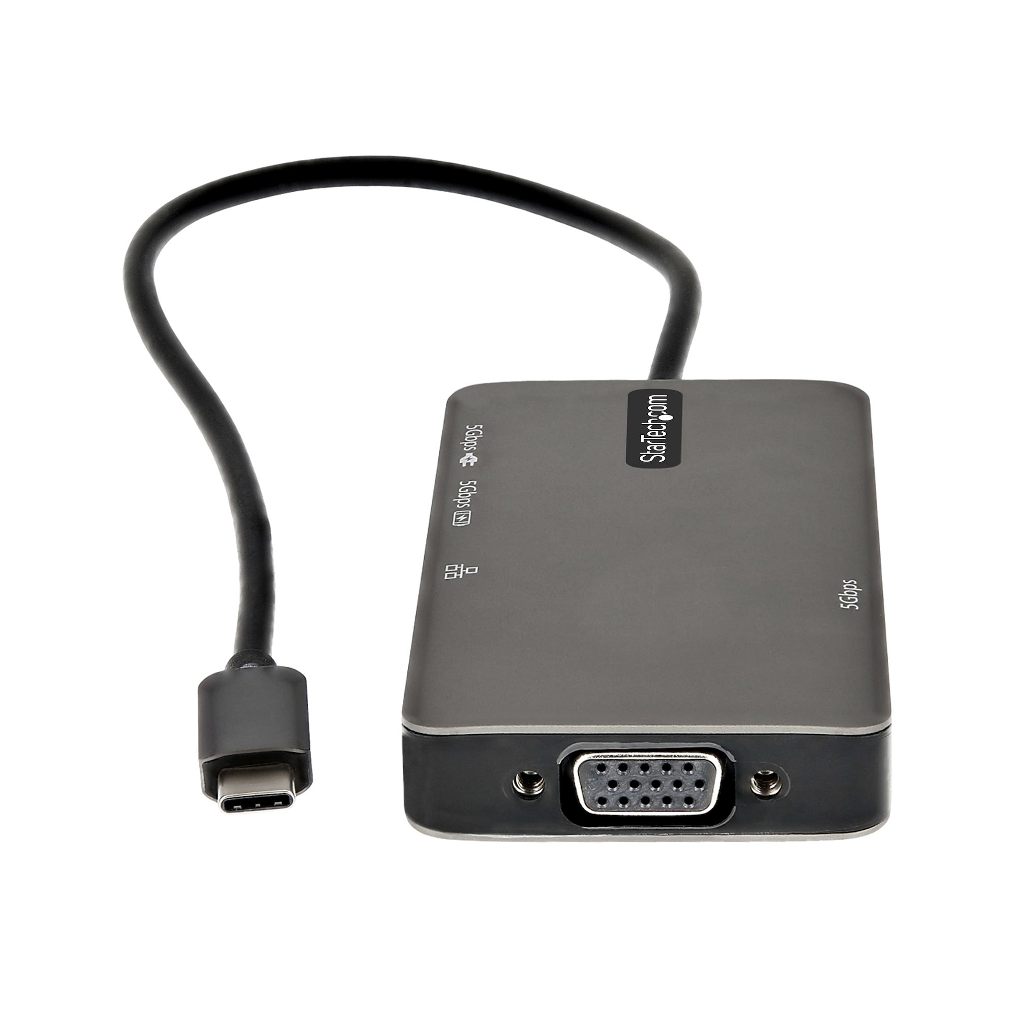 Docking Station StarTech.com DKT30CHVPD2 - USB-C a HDMI/VGA/Ethernet/USB/USB-C - Gris - DKT30CHVPD2