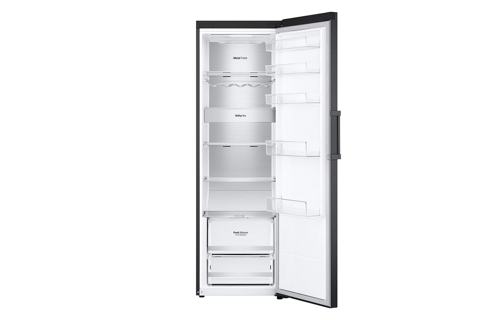 LG GLM71MCCSF fridge Freestanding 386 L D Black - Image 3