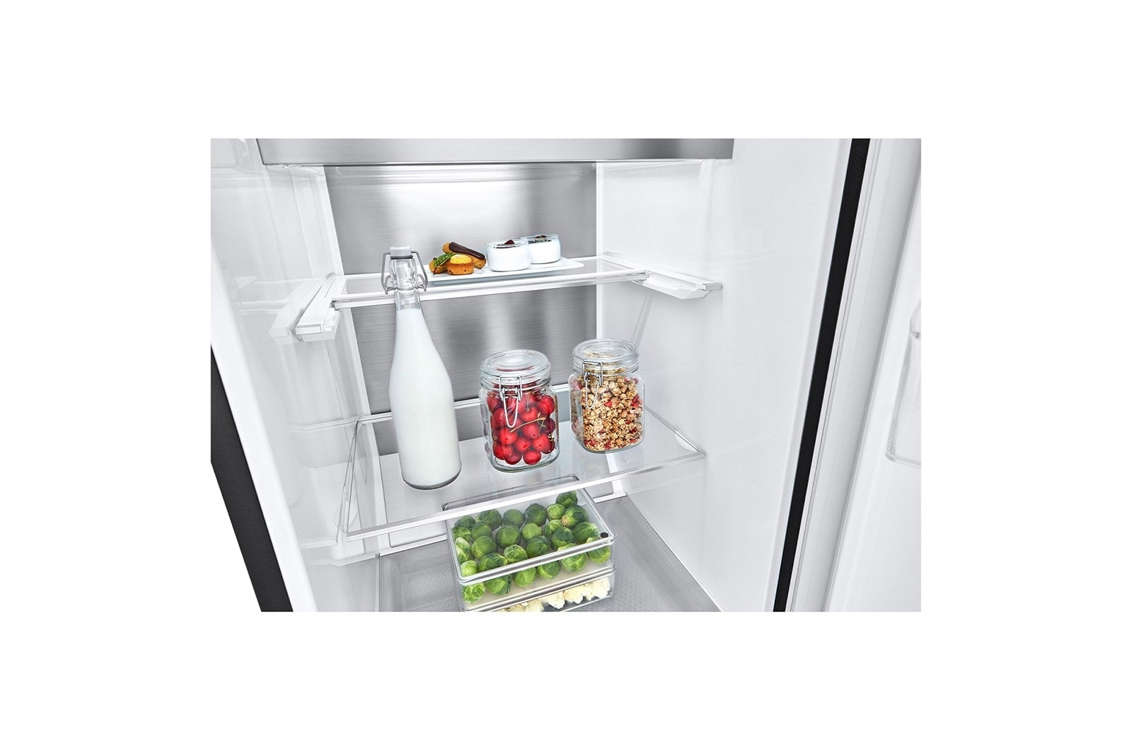 LG GLM71MCCSF fridge Freestanding 386 L D Black - Image 5