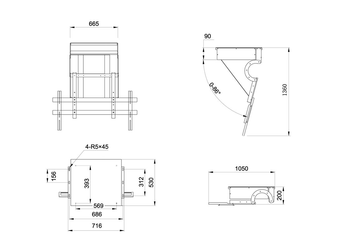 Multibrackets M Motorized Ceilingmount Pro SD – image 6