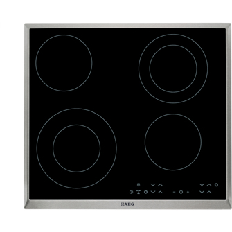 AEG HK634021XB hob Black Built-in Ceramic hob 4 zone(s)
