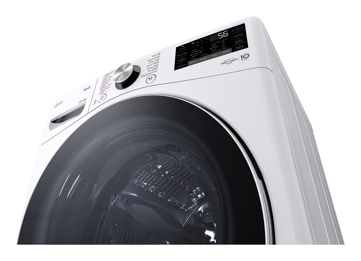 LG WS1912WHT washer dryer Freestanding Front-load White – image 4