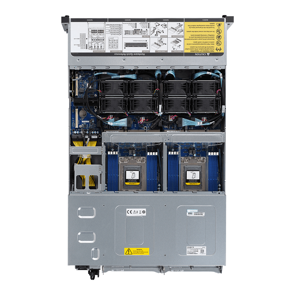 GIGABYTE H252-Z10 Socket SP3 Rack (2U) Black, Steel – image 5