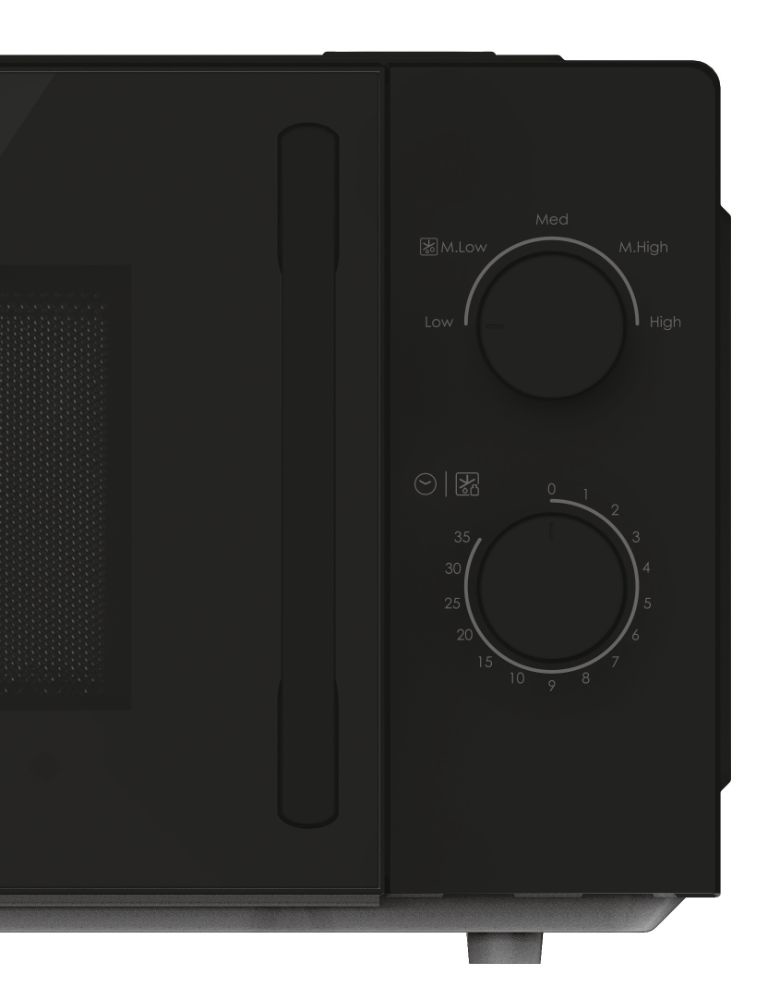 Candy Idea CMW20SMBLI-07 Black Solo microwave Countertop – image 2