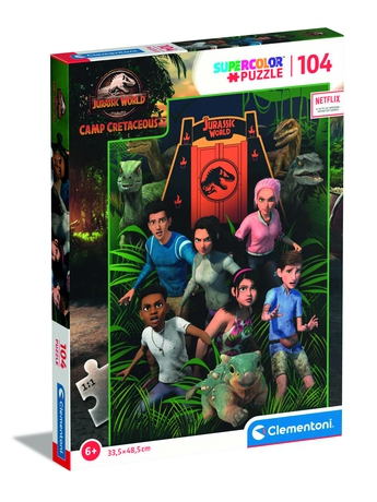 Clementoni Jurassic World Camp Cretaceous Kontuurpusle 104 tk Kunst