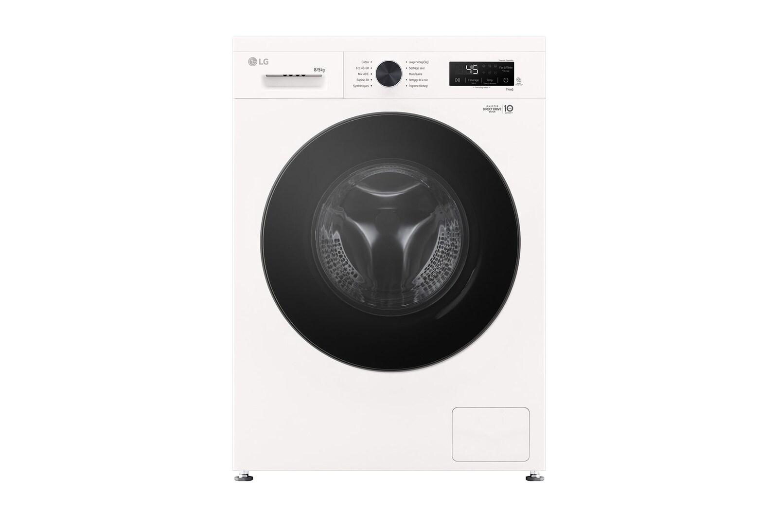 LG F854B16WHS washer dryer Freestanding Front-load White