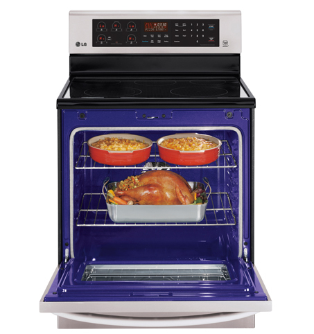 LG LRE6383ST cooker Freestanding cooker Electric Black, Stainless steel – image 6