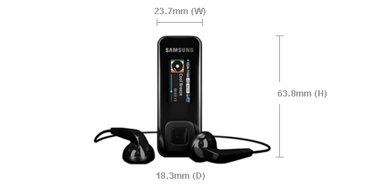 Samsung YP-F3AB MP3/MP4 player – image 4