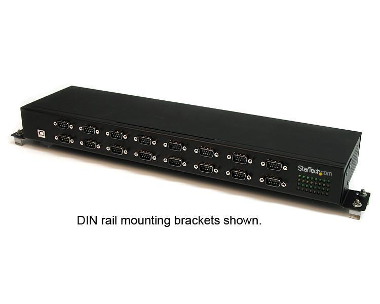 StarTech.com 16 Port Rackmount FTDI USB to Serial COM Adapter Hub - RS232 Multiplexer – image 4