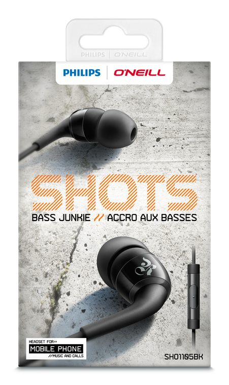 Philips In-ear headphones with mic SHO1105BK/10 – image 2