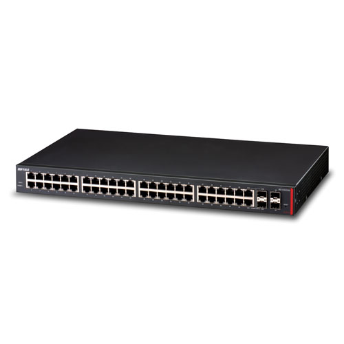 Buffalo BS-GS2048 network switch Managed L2/L3 Gigabit Ethernet (10/100/1000) Black