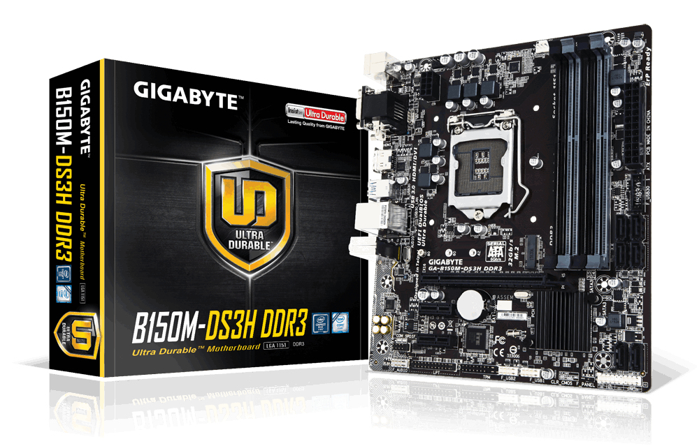 GIGABYTE GA-B150M-DS3H DDR3