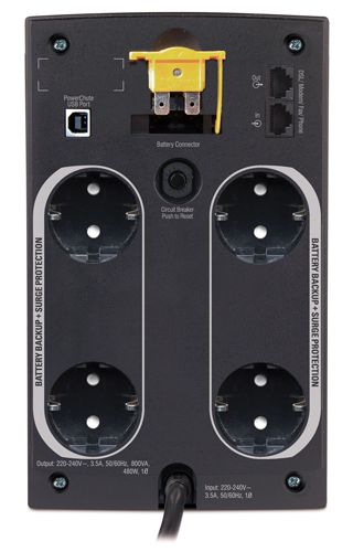 APC BX800CI-GR uninterruptible power supply (UPS) 0.8 kVA – image 1