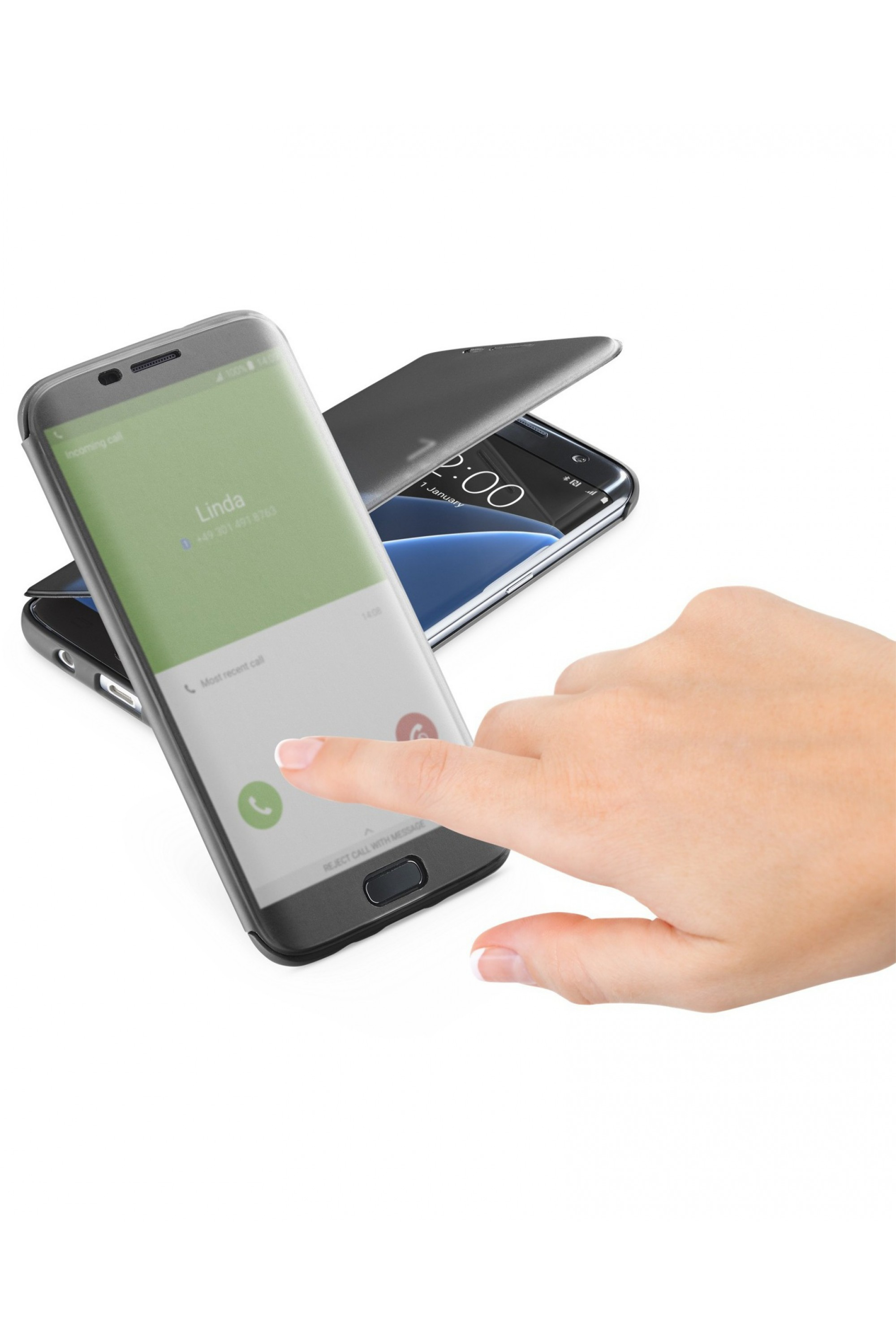 Cellularline Book Touch - Galaxy S7 Edge