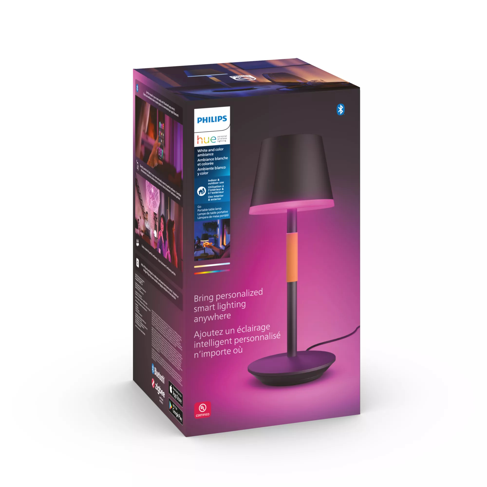 Philips by Signify Philips Hue White and colour ambience 046677579265 smart lighting Smart table lamp Bluetooth/Zigbee – image 3