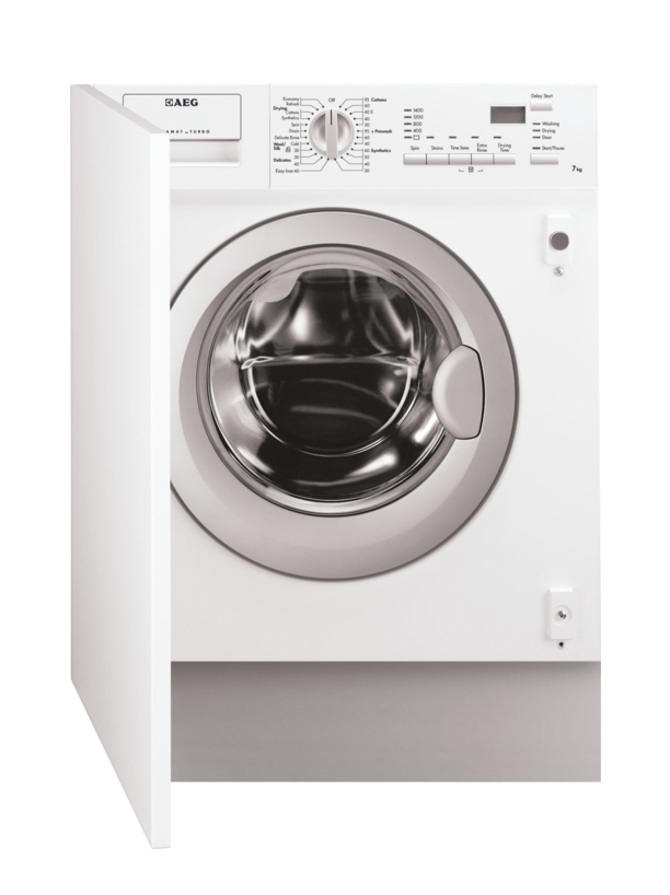 AEG L61470WDBI washer dryer Built-in Front-load White