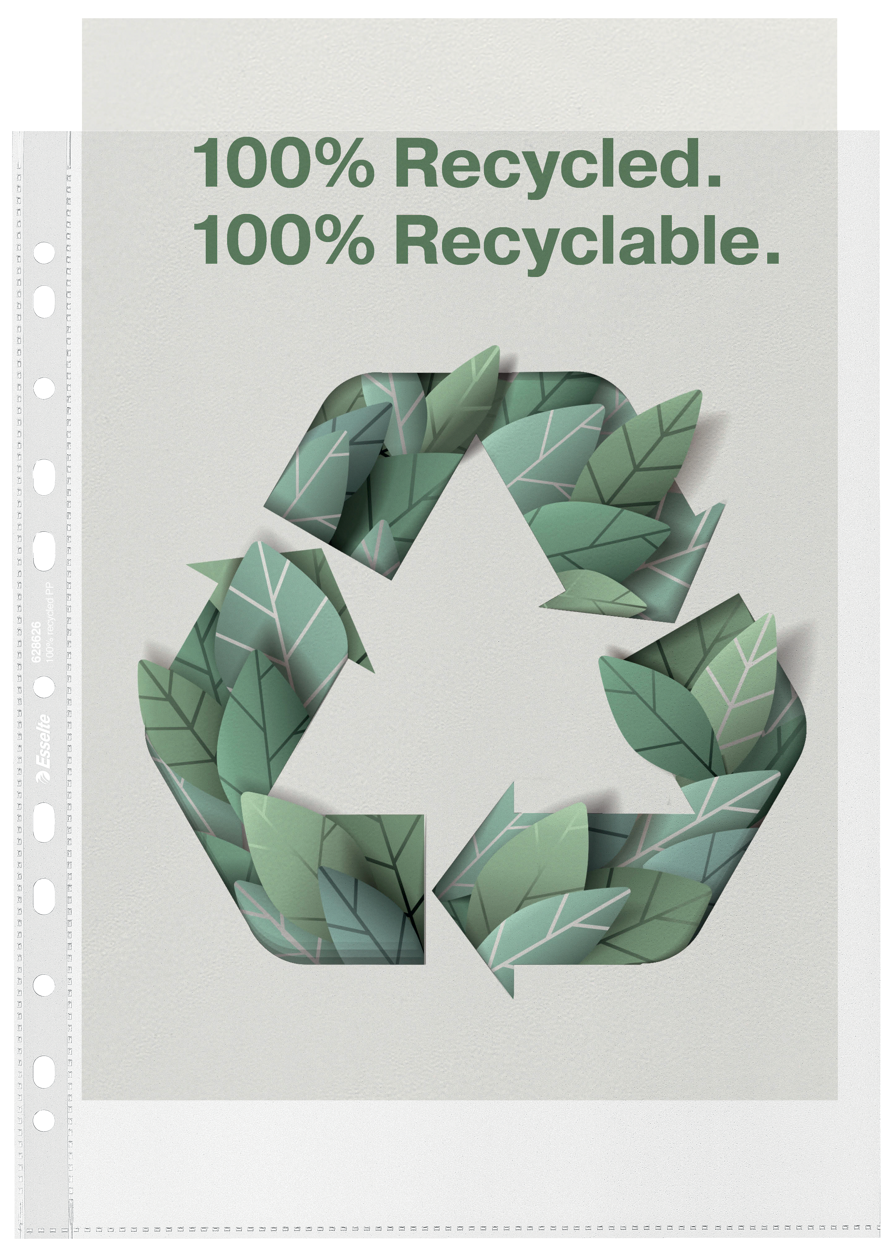عکس کلاسور اسلت مدل Recycle Pocket MAXI سایز A4 (210x297 میلی‌متر)، شفاف، جنس پلی‌پروپیلن