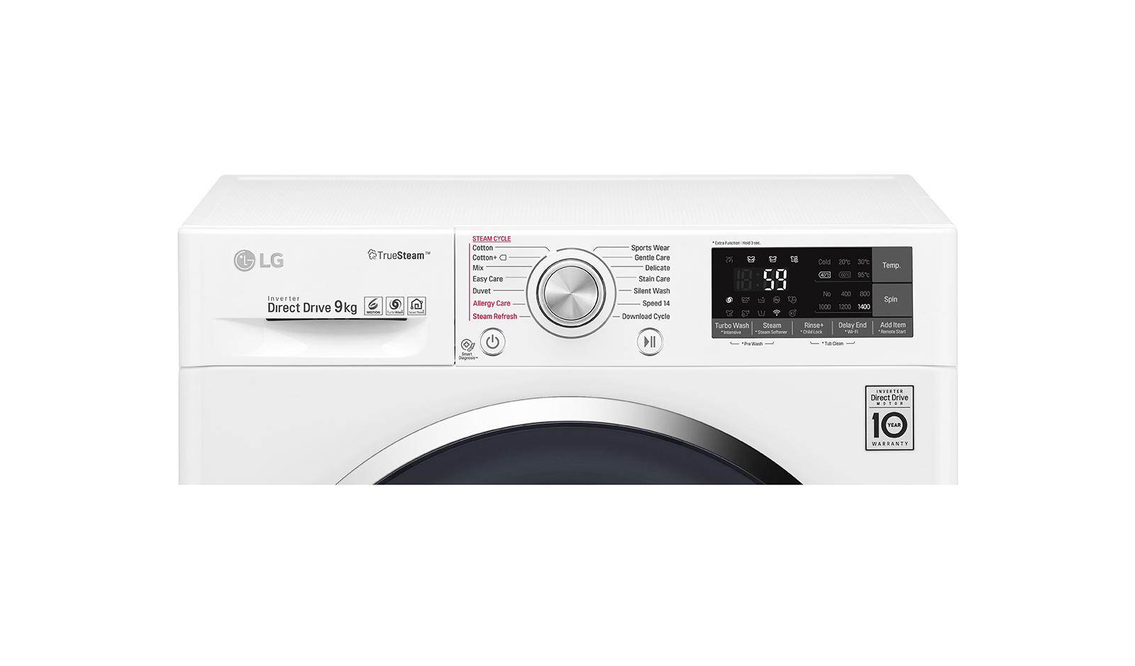 LG F4J8VSP2W washer dryer Freestanding Front-load White – image 6