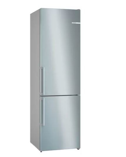 Bosch Serie 4 KGN39VICT frigorifero con congelatore Libera installazione 363 L C Acciaio inox