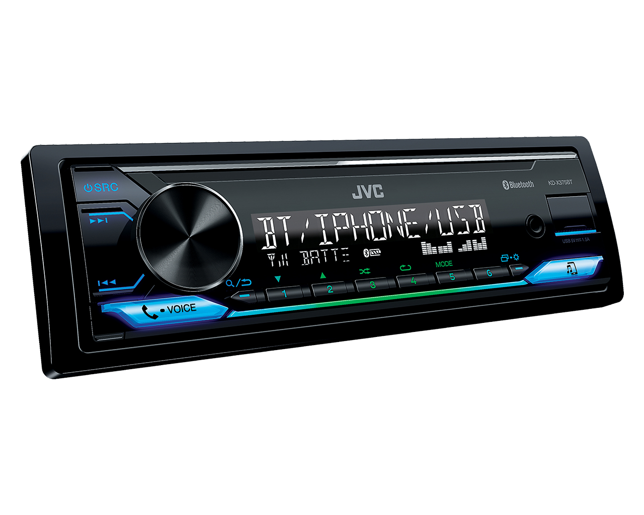 JVC KD-X375BT car media receiver Black – image 2