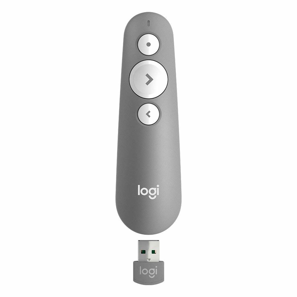 Logitech R500 trådlösa presentatörer Bluetooth/RF Grå