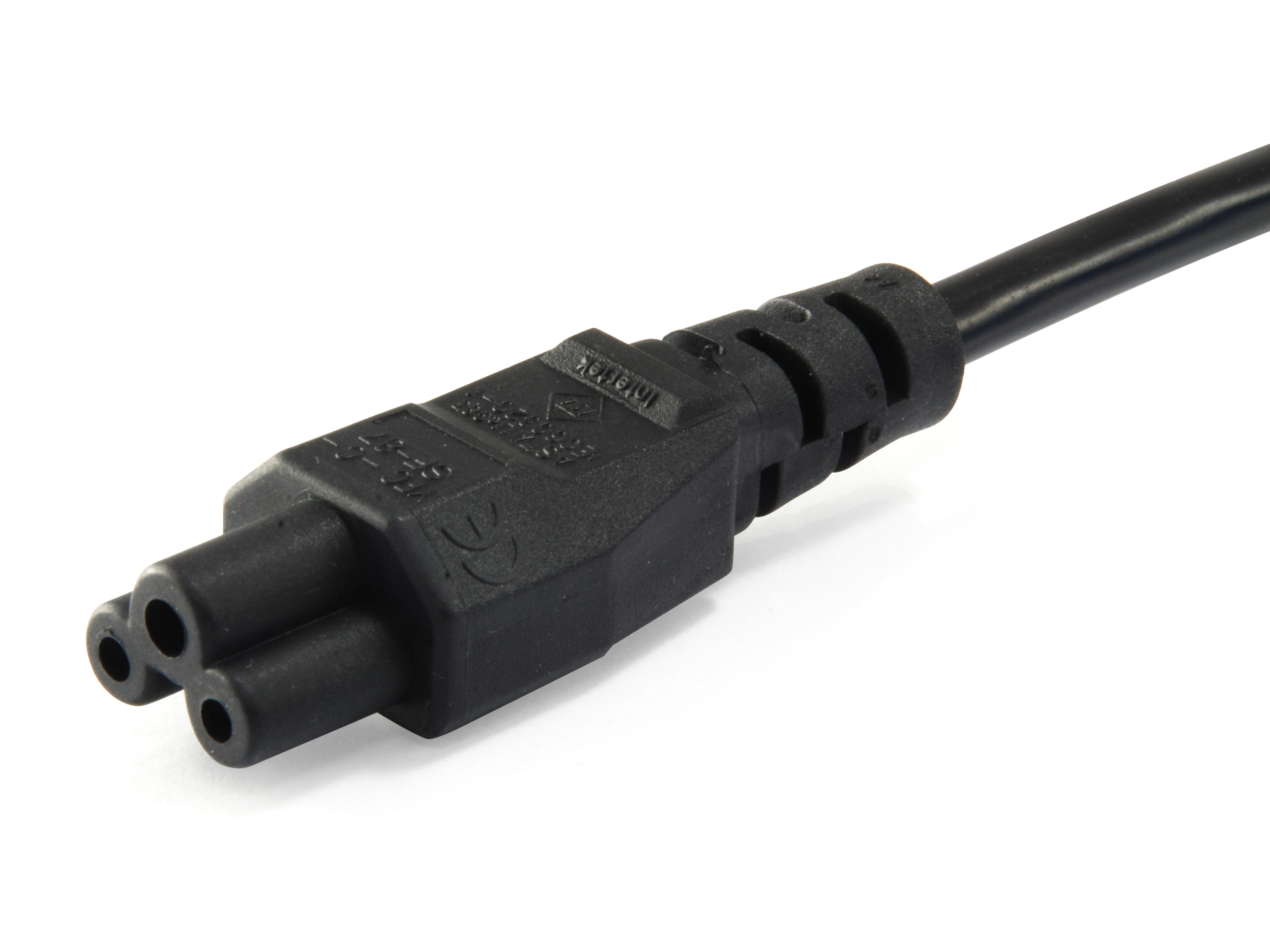 Equip Stromkabel CEE 7/7    ->C5  St/Bu   schwarz  1.80m PVC Polybeutel Stromkabel