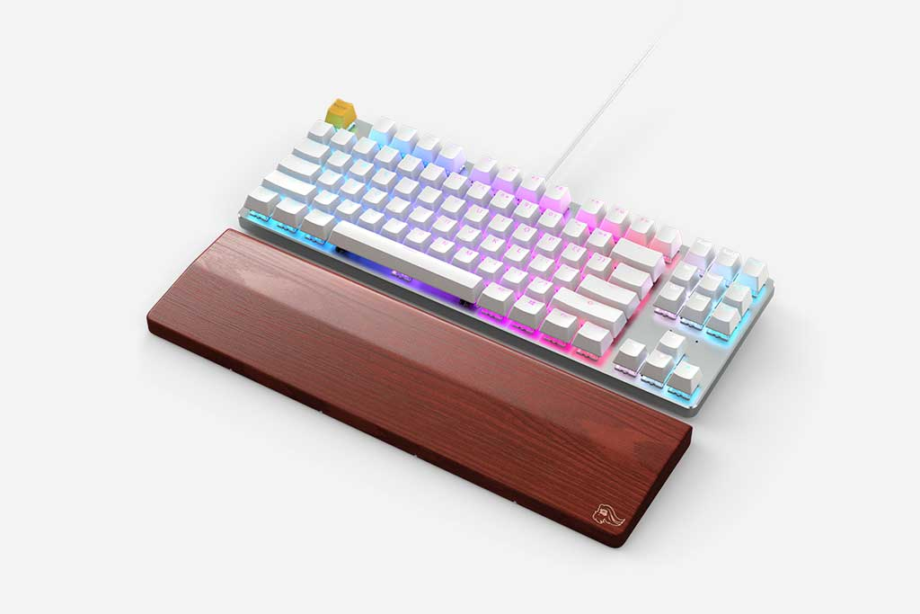 Glorious Gaming GMMK keyboard USB QWERTY US International Silver, White – image 5