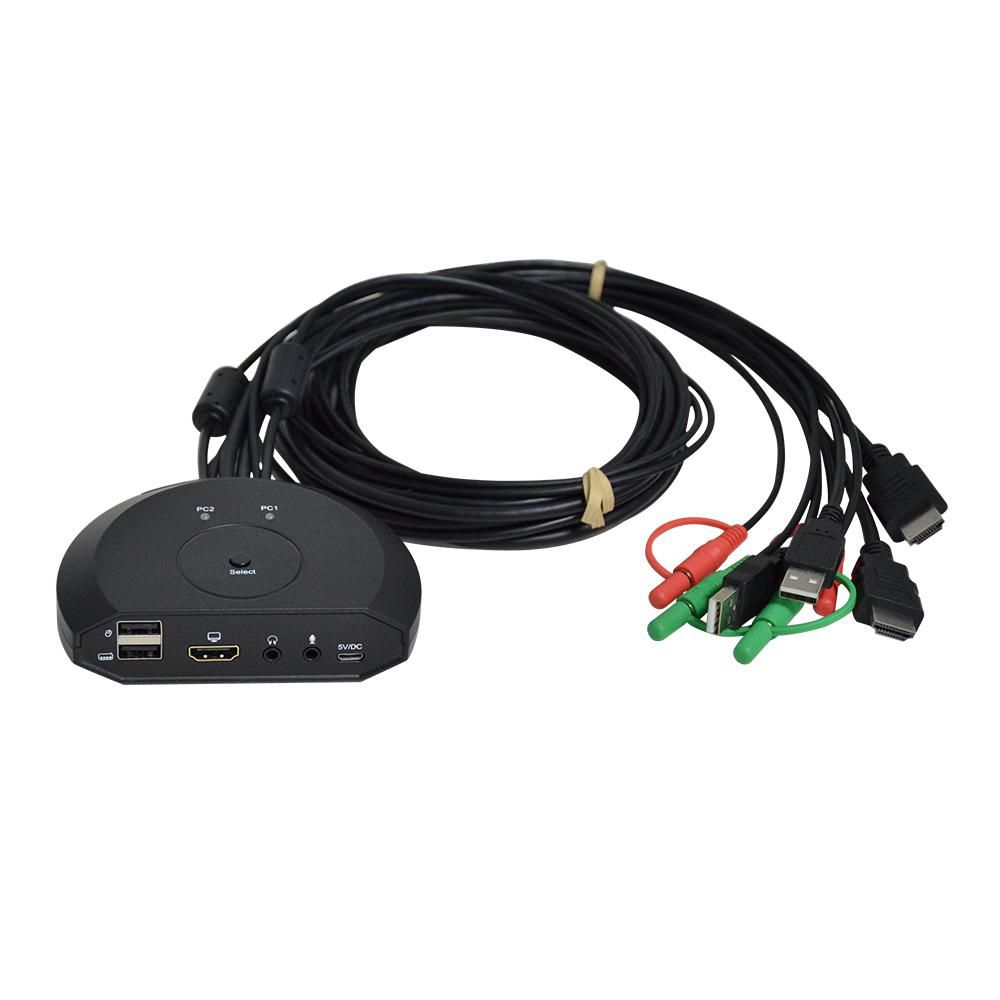Microconnect MC-HDMI-USBKVM2 KVM switch Black – image 2