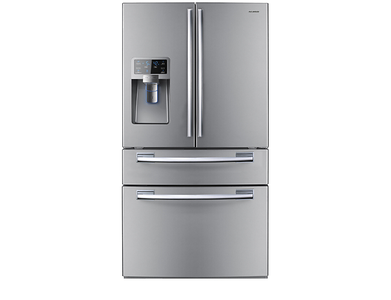 Samsung RFG28MESL side-by-side refrigerator Freestanding – image 1