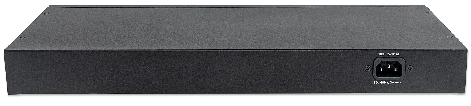 Intellinet 16-Port Gigabit Ethernet PoE+ Switch, 16 x PoE ports, IEEE 802.3at/af Power-over-Ethernet (PoE+/PoE), Endspan, Rackmount – image 4
