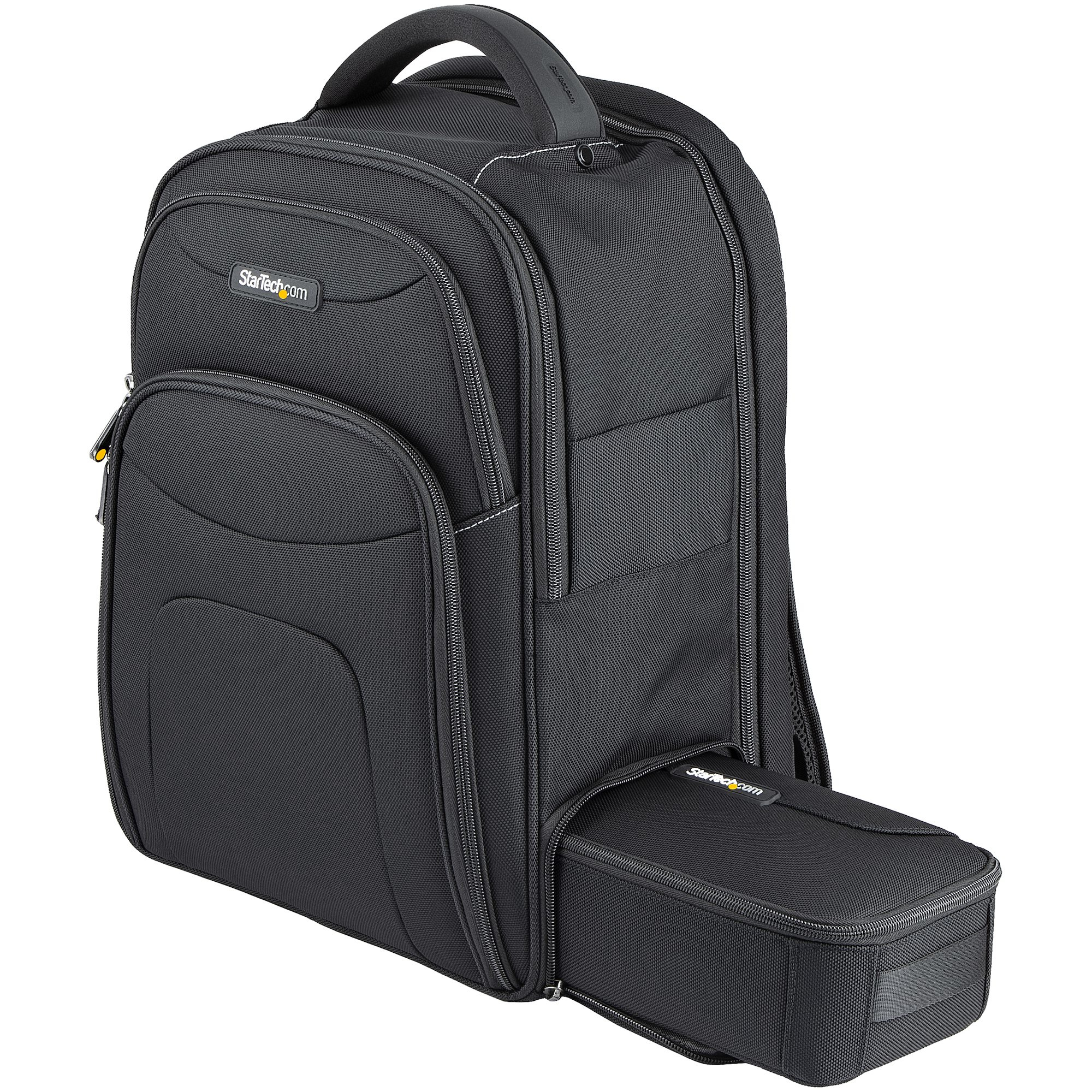 StarTech.com 15.6" Laptop Backpack with Removable Accessory Organizer Case - Professional IT Tech Backpack for Work/Travel/Commute - Ergonomic Computer Bag - Durable Ballistic Nylon - Notebook/Tablet Pockets - Notebook carrying backpack - 15.6"