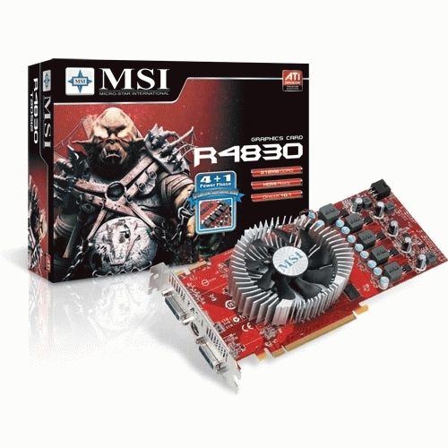 MSI R4830-T2D512 graphics card AMD GDDR3 – image 2
