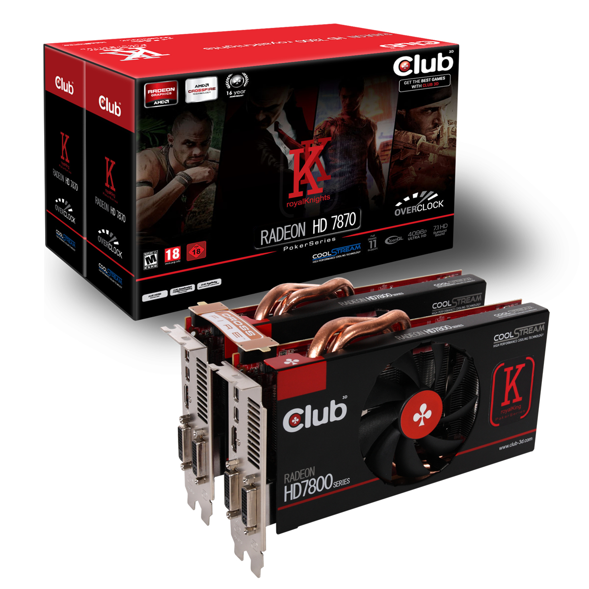 CLUB3D CGAX-7876OCF graphics card AMD Radeon HD7870 – image 3