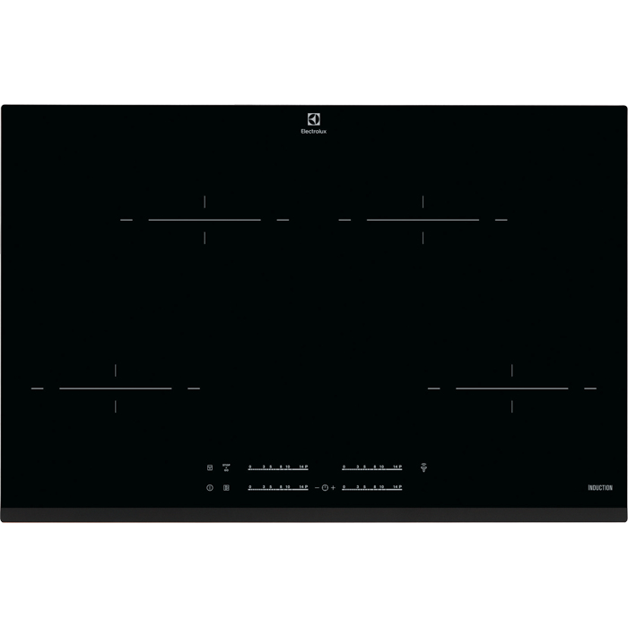 Electrolux HOB850F Black Built-in Zone induction hob 4 zone(s)