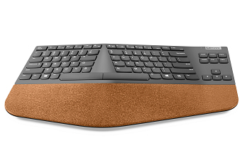 Lenovo Go Wireless Split tangentbord RF Trådlös Nordic Grå