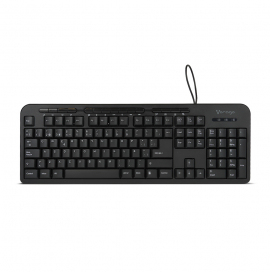 KB-204 Teclado Vorago KB-204 Alámbrico Multimedia USB Color Negro KB-204