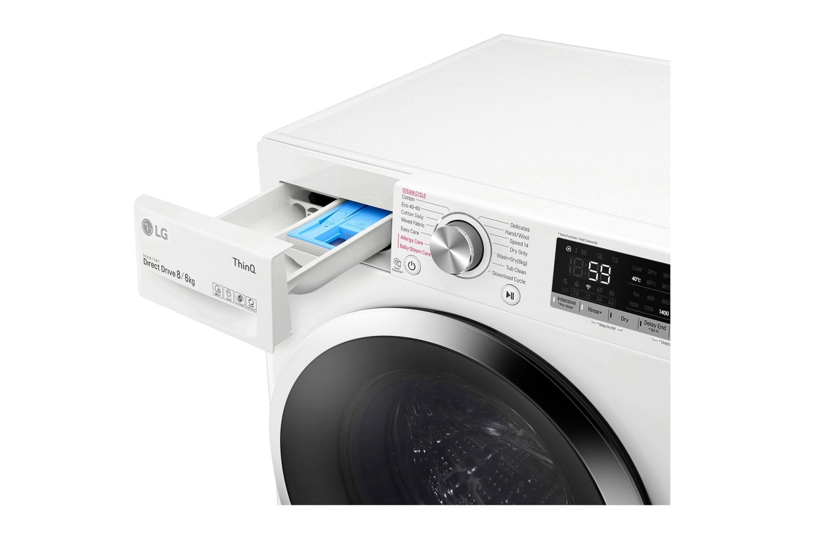 LG F4DV508S2WE washer dryer Freestanding Front-load White – image 5