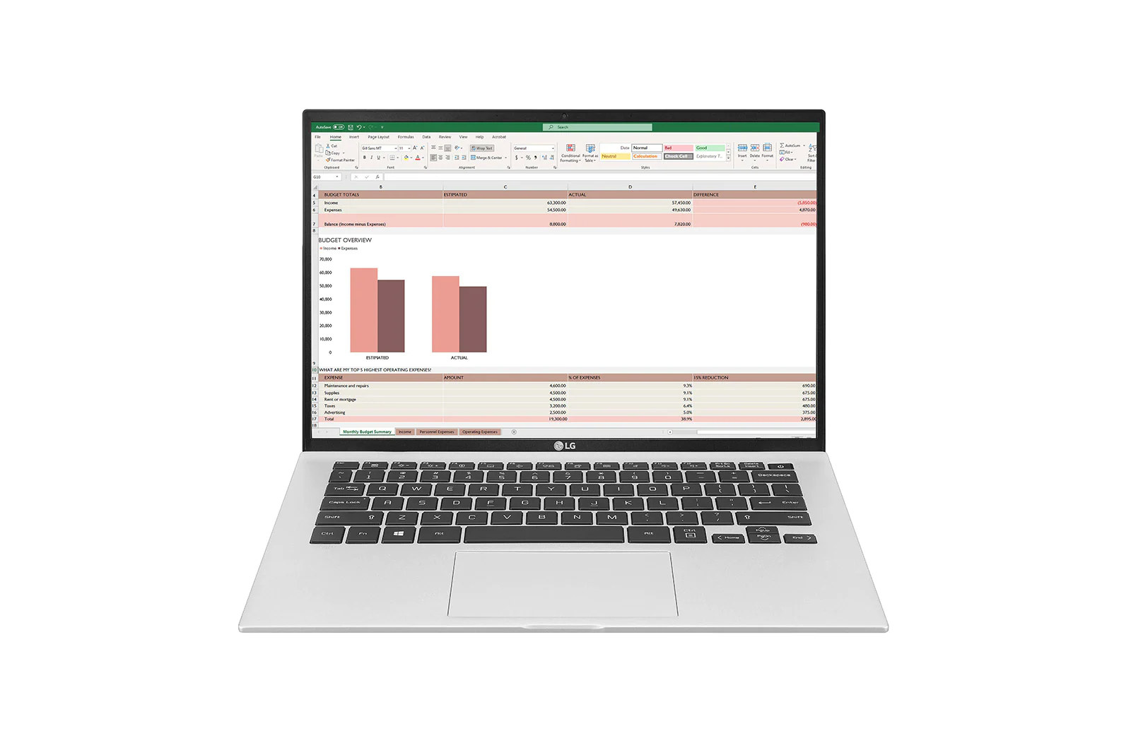 LG Gram 14ZT90P-G.AM13U1 laptop Intel® Pentium® 7505