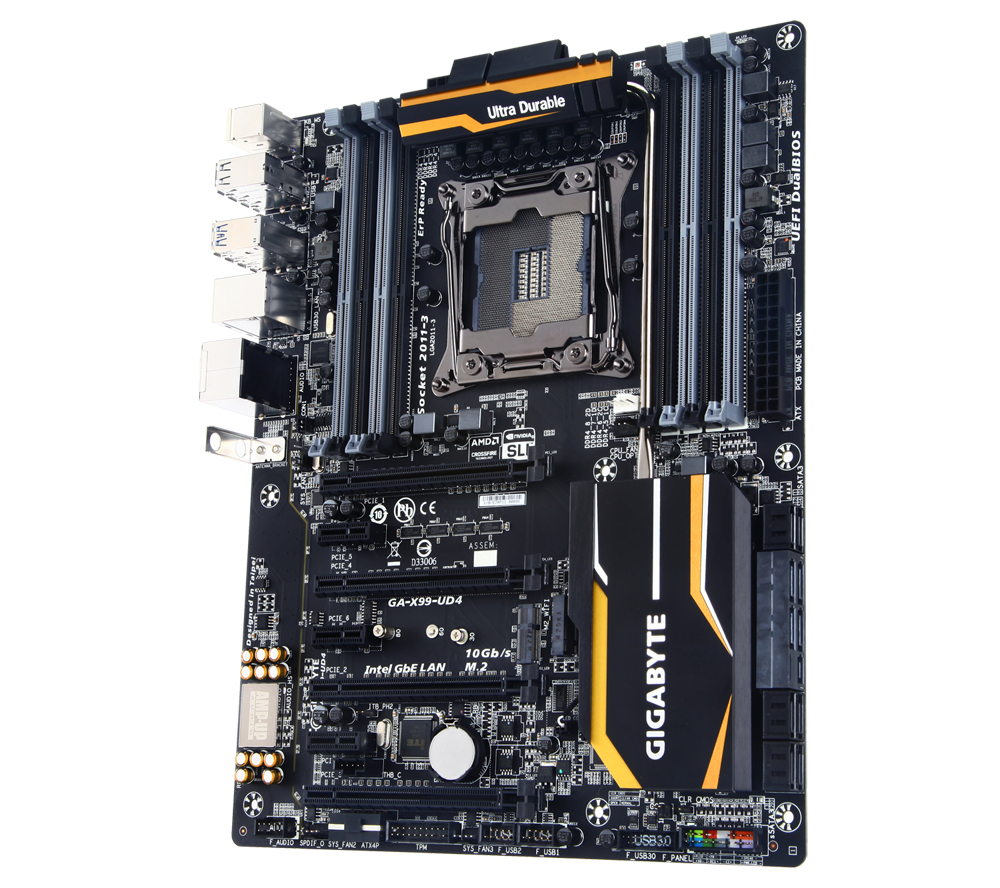 GIGABYTE GA-X99-UD4 motherboard Intel® X99 LGA 2011 (Socket R) ATX – image 3