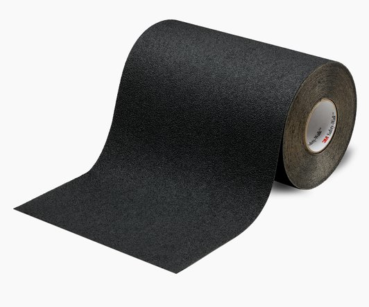 3M SW3SC100 Siyah Plastik Bant, 18.3 m Uzunluk, 101.6 mm Genişlik