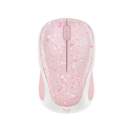 Logitech M317c - Edición limitada - ratón - diestro y zurdo - óptico - 3 botones - inalámbrico - 24 GHz - receptor inalámbrico USB - rosa - 910-006213