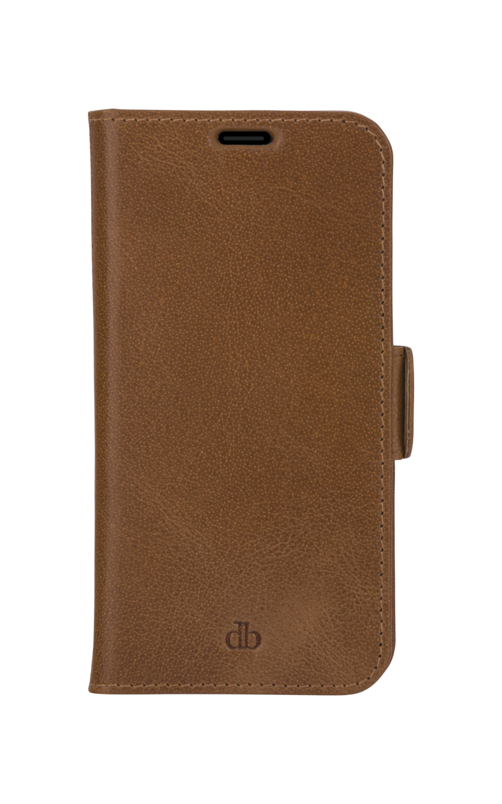 dbramante1928 Copenhagen Slim - Flip cover for mobile phone - full-grain leather - tan - for Apple iPhone 13
