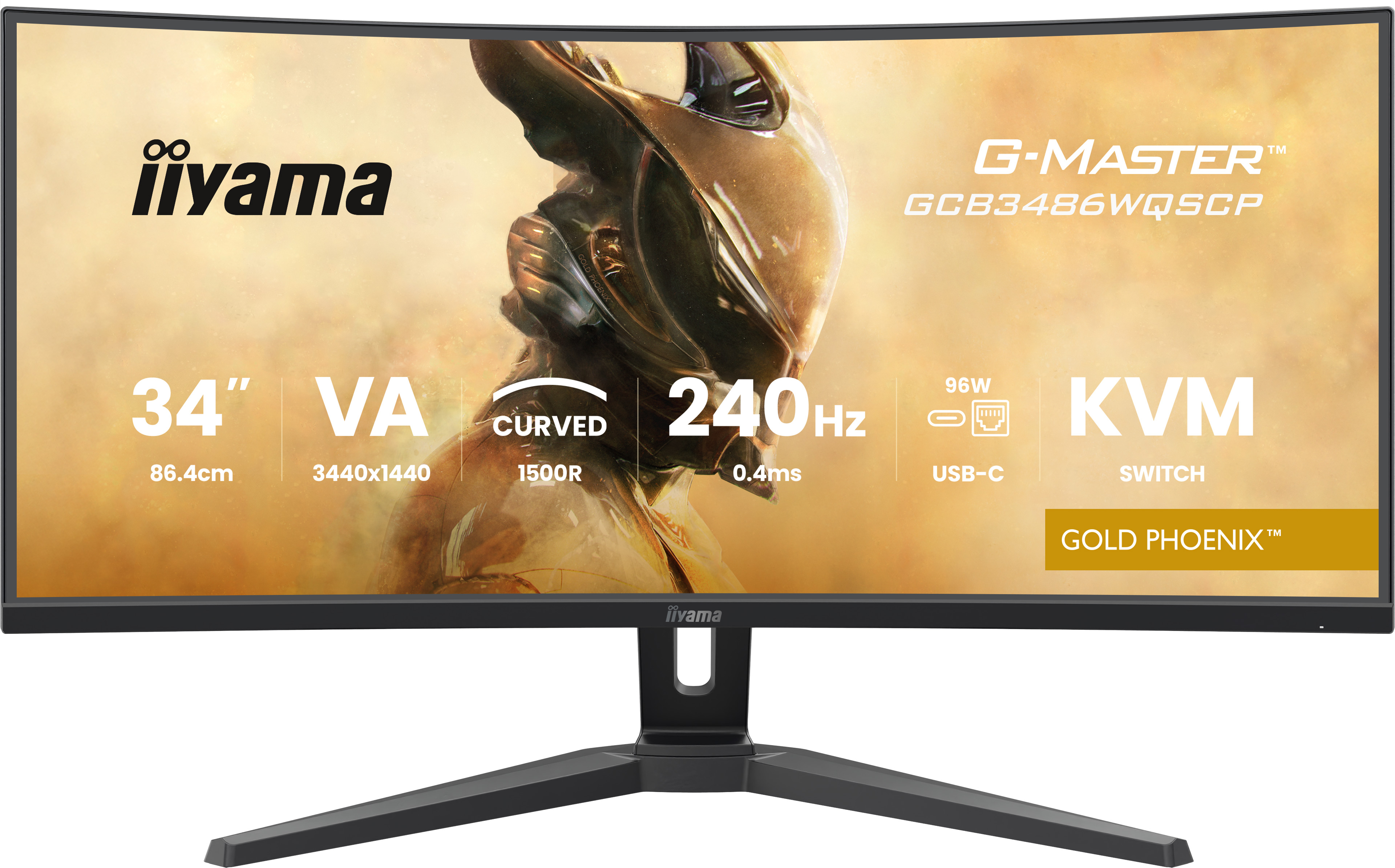 iiyama G-MASTER GCB3486WQSCP-B1 Monitor PC 86,4 cm (34") 1440 x 3440 Pixel