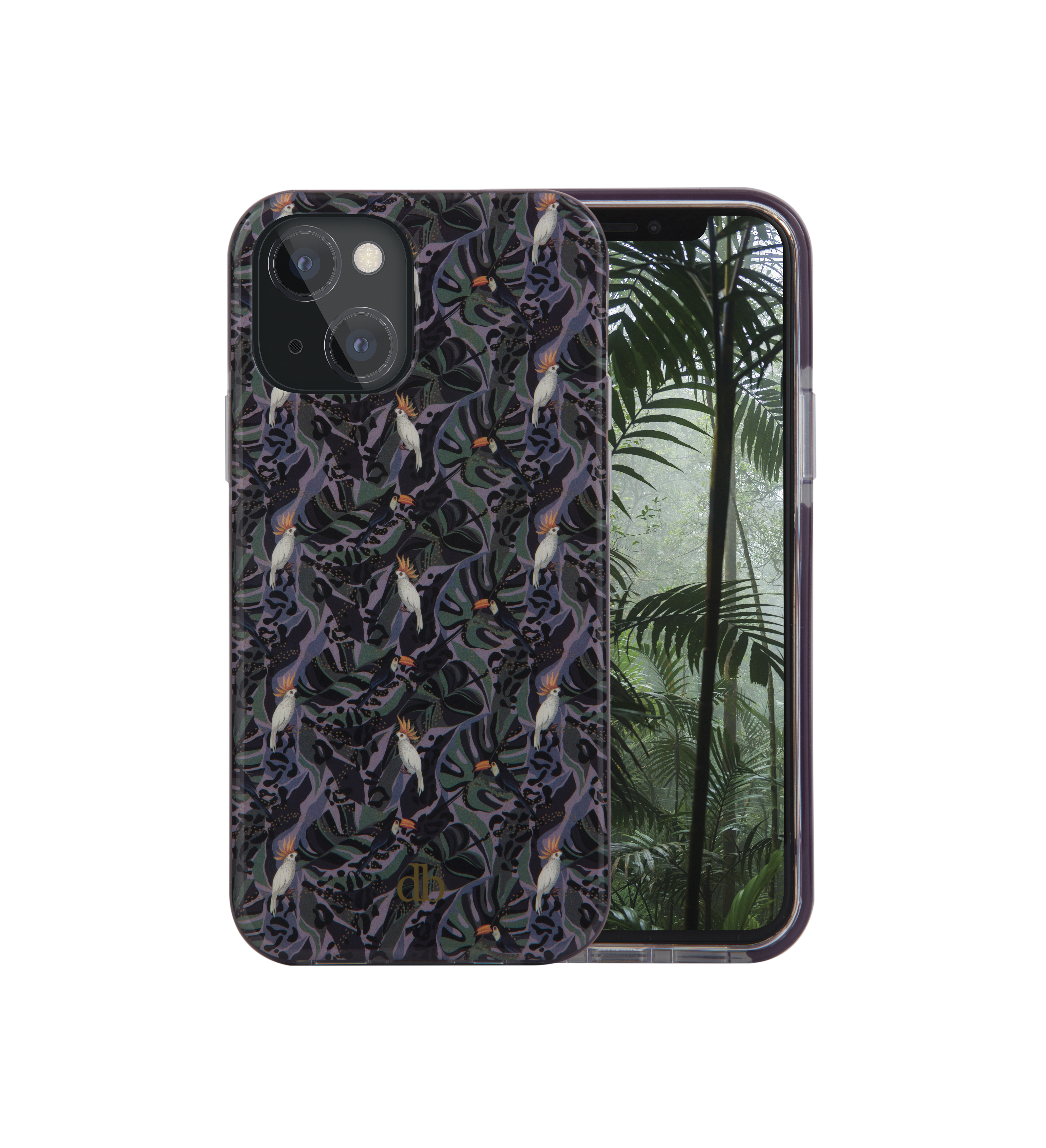 dbramante1928 Capri - Back cover for mobile phone - 100% recycled plastic - rainforest - for Apple iPhone 13
