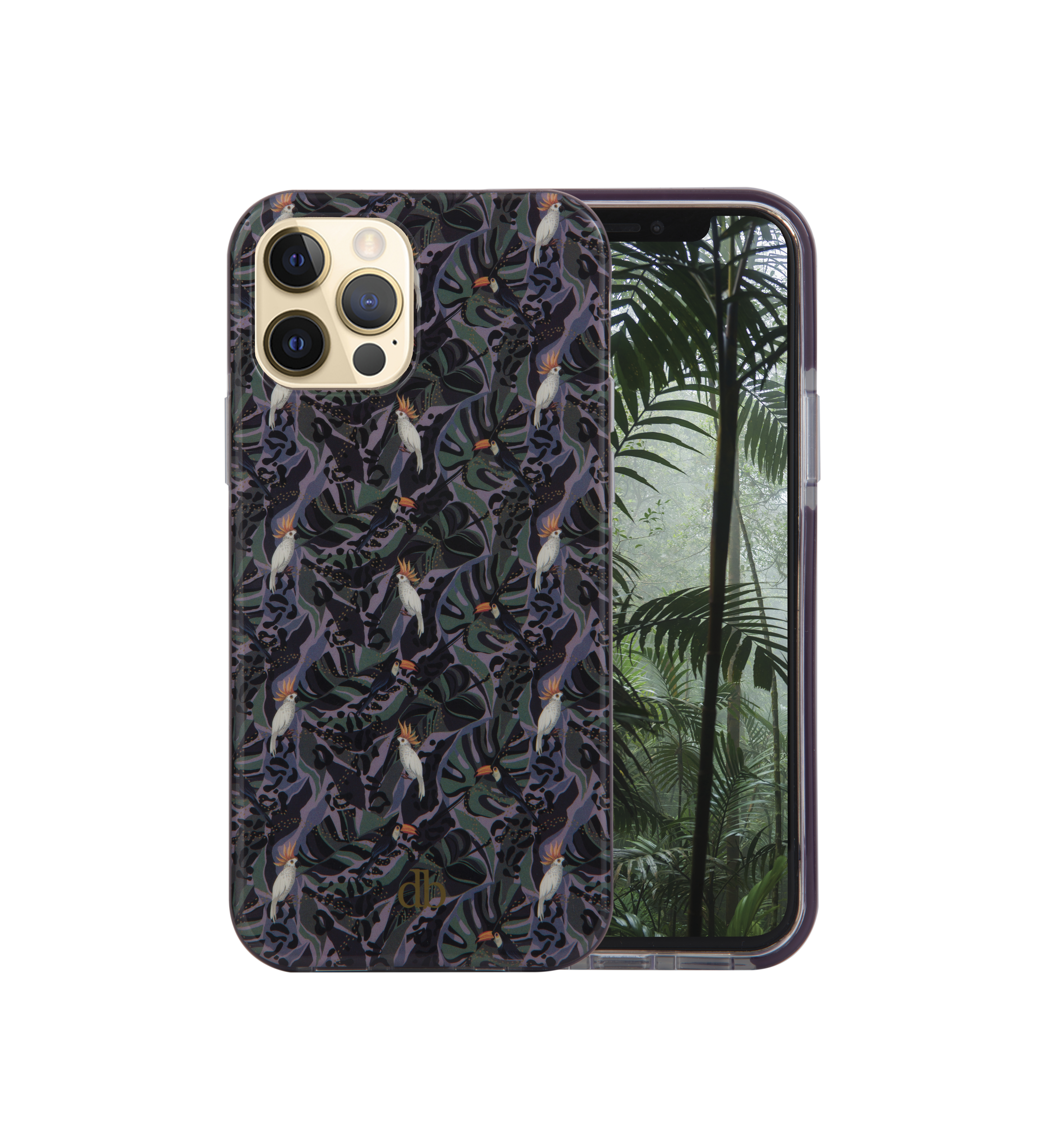 dbramante1928 Capri - Back cover for mobile phone - 100% recycled plastic - rainforest - for Apple iPhone 13 Pro